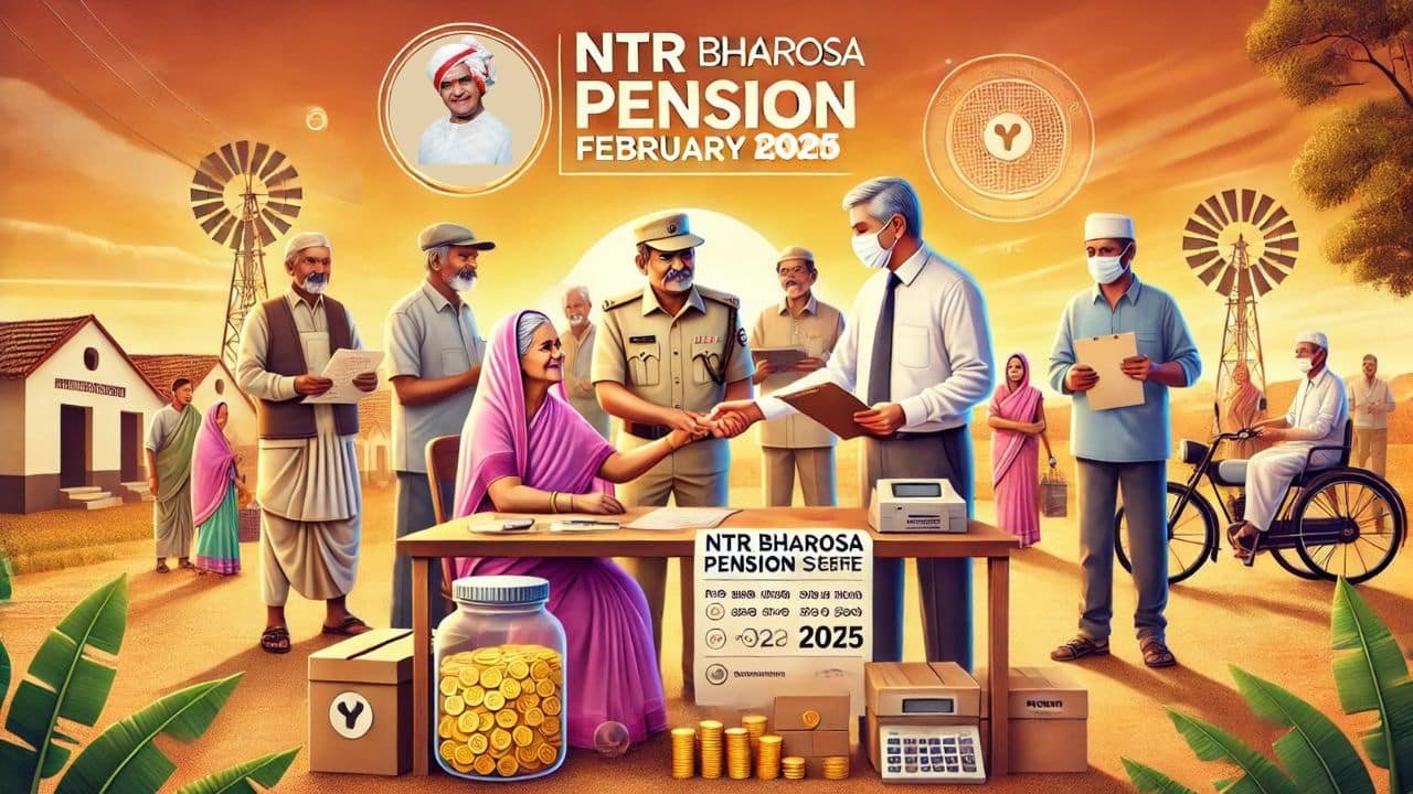 Ap February 2025 NTR Bharosa Pension Distribution Details