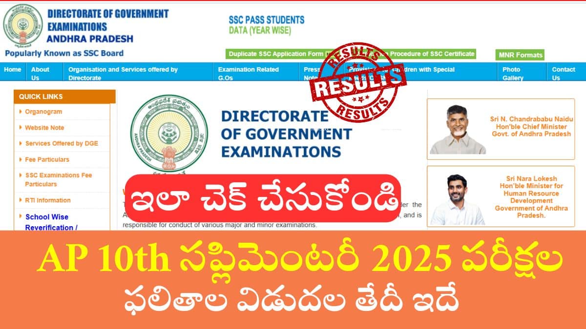 AP 10th Supplementary Results 2025