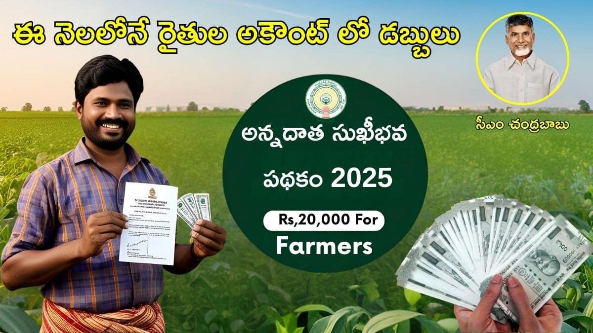 Andhra Pradesh Government Annadata Sukhibhava Scheme 2025 Eligibilty,Benefits and Application Method