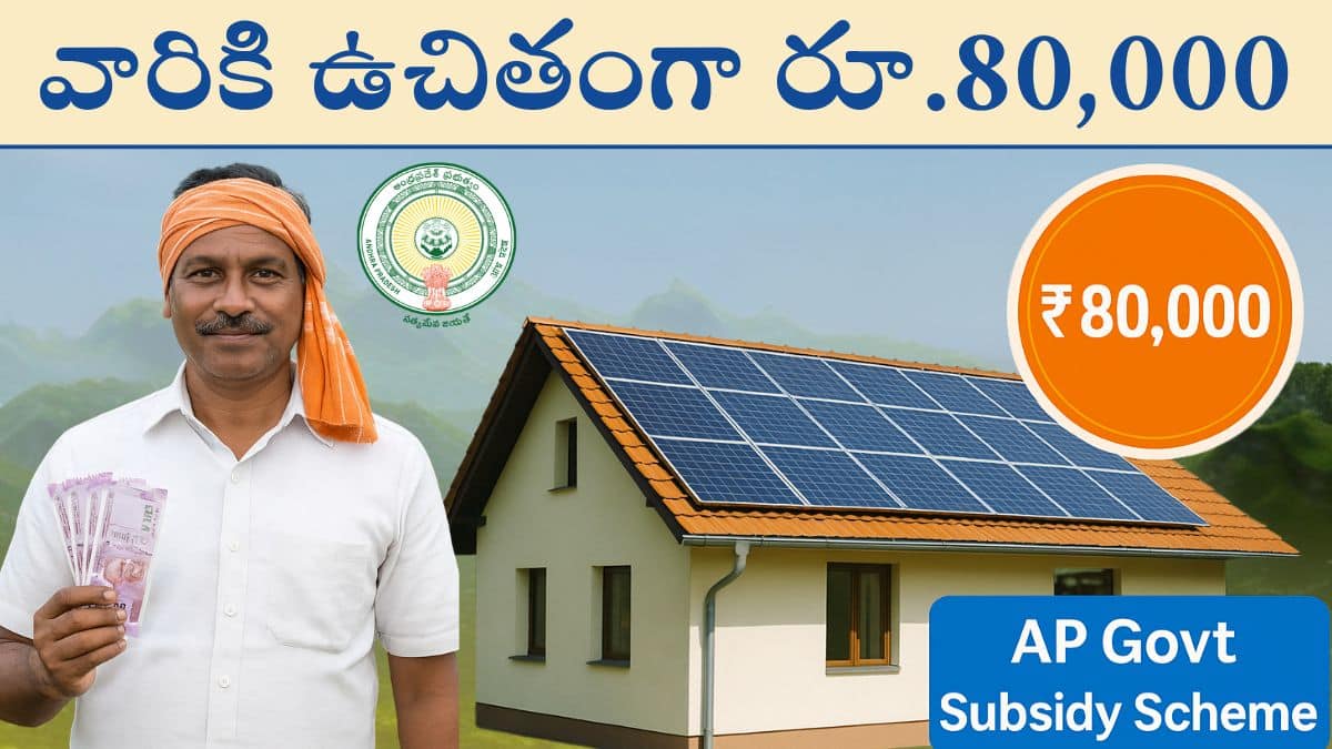 AP Govt 80000 Subsidy Scheme