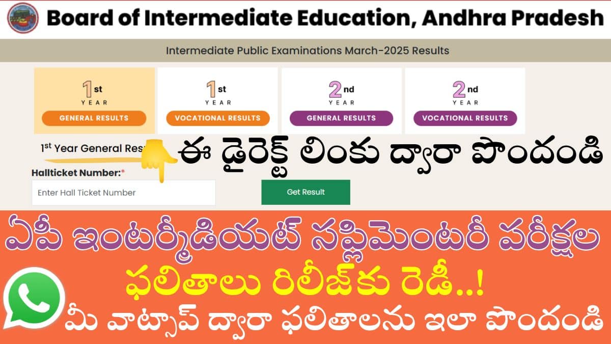 AP Intermediate Supplementary Result 2025